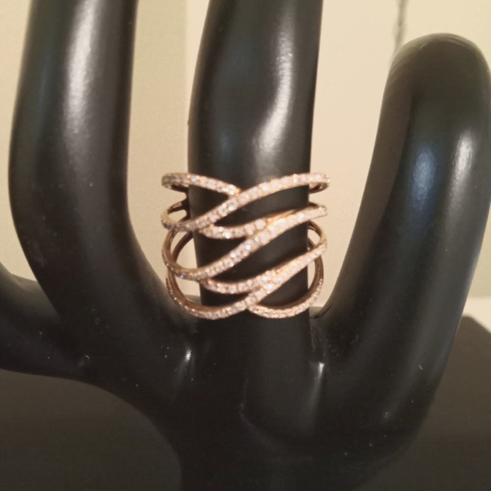 EFFY 14kt Gold & Diamond Ring.